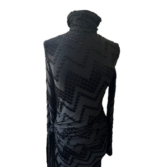 Victoria Beckham Eyelet Embroidered Jersey Dress with Twist Detail - Picture 13 of 16